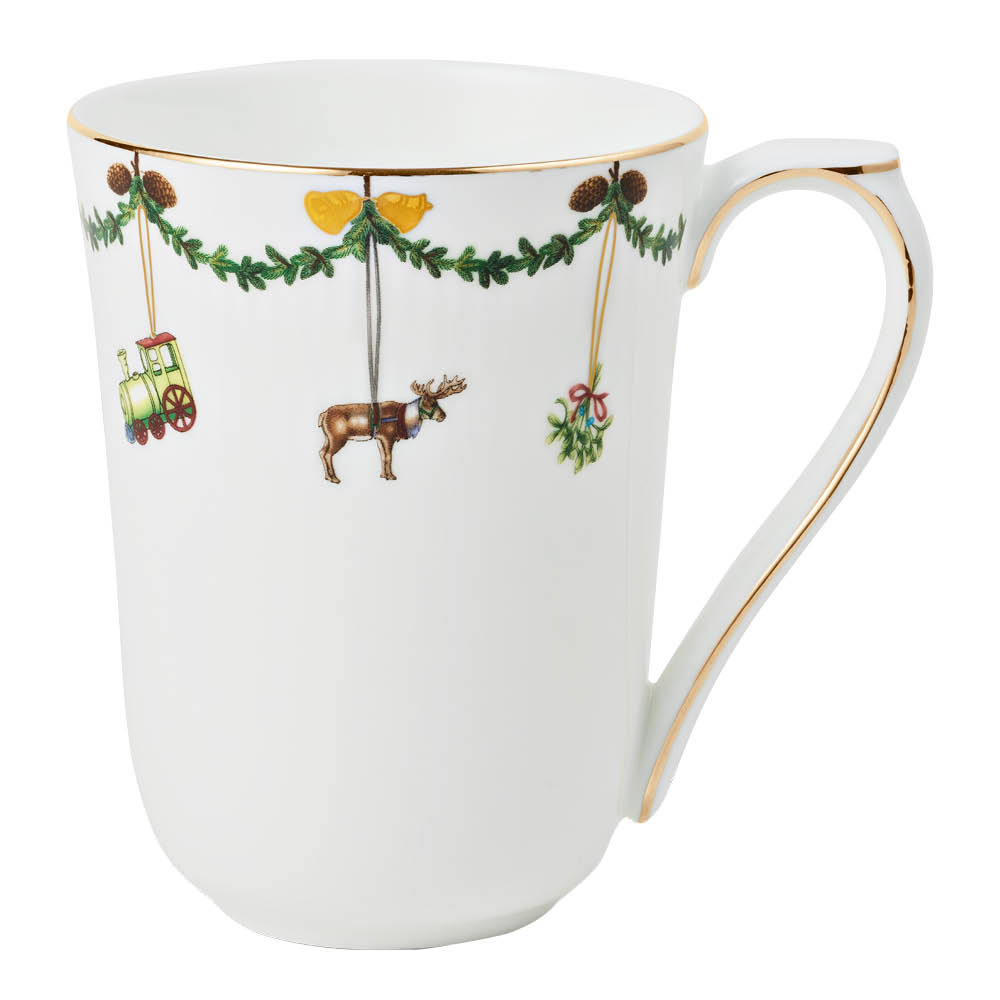 Royal Copenhagen - Star Fluted Christmas muki 36 cl koriste 2