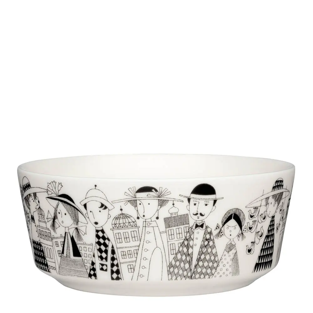 Emilia skål 15 cm hvit