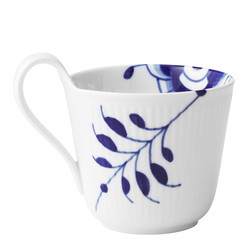 Royal Copenhagen Blå Mega Riflet kopp 33 cl