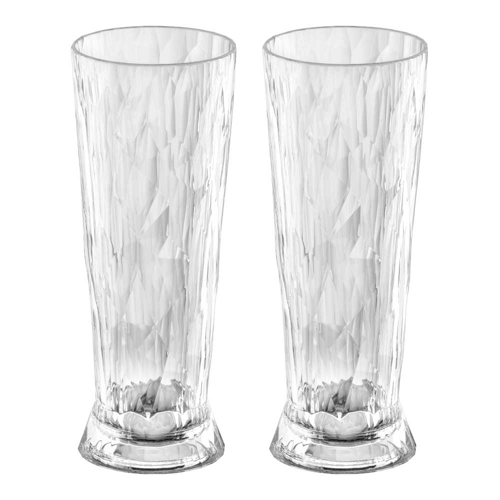 Koziol Club ølglass 50 cl 2 stk