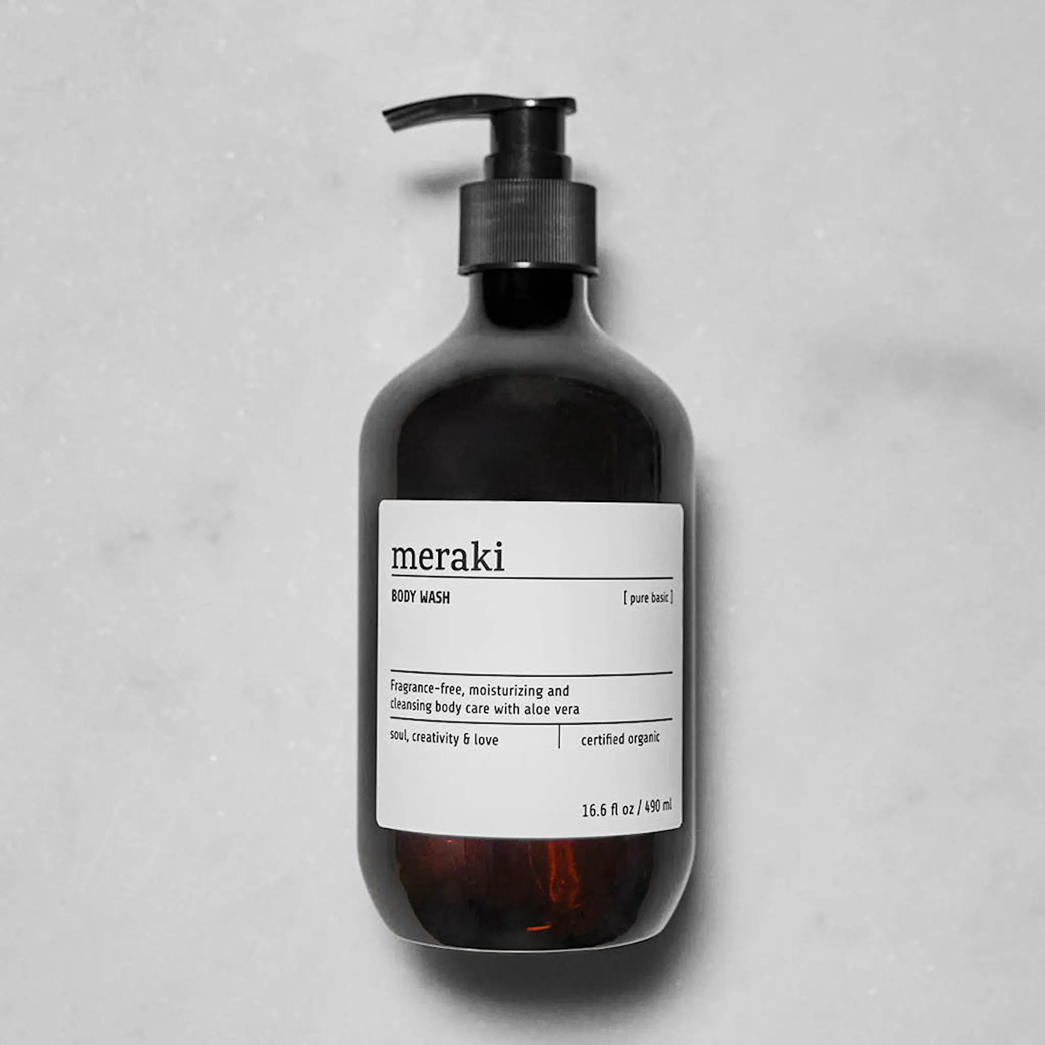 Meraki Pure Basic duschtvål 490 ml