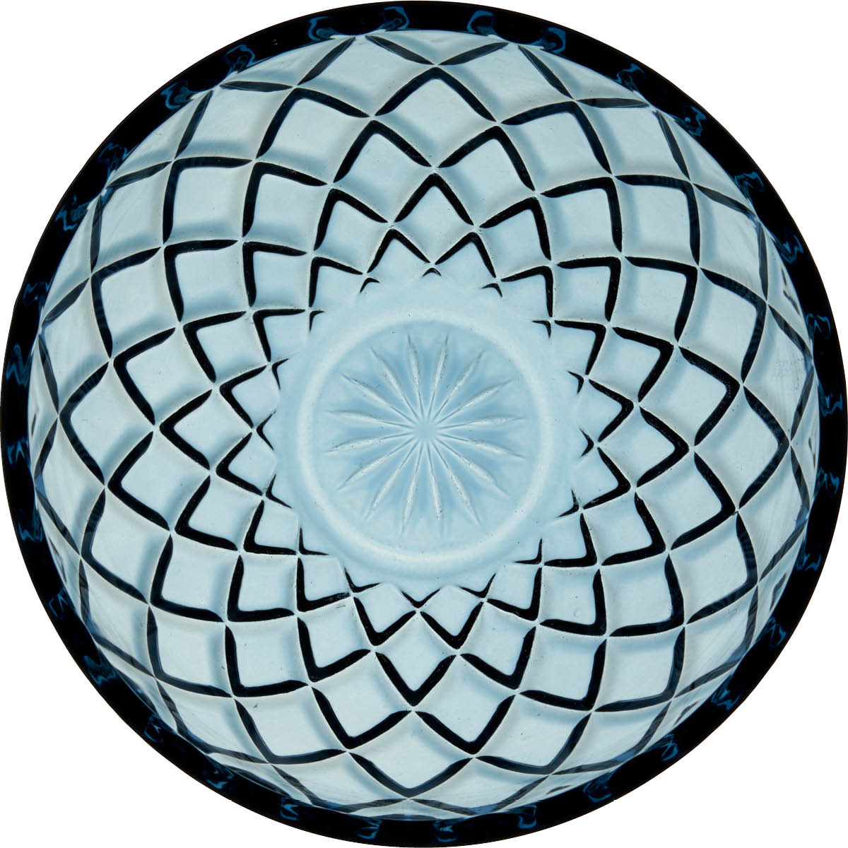 Lyngby Glas Sorrento skål 12 cm 4 stk blå