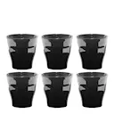 Picardie glas 25 cl 6-pack svart