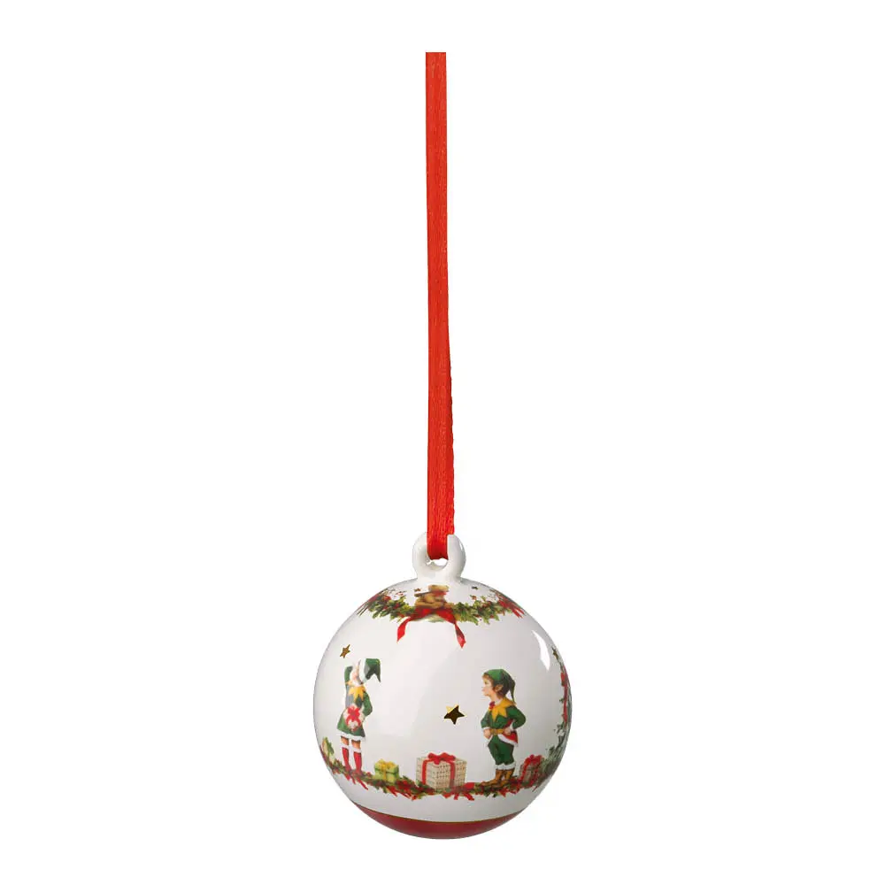 Annual Christmas julekule 2026 18x15 cm