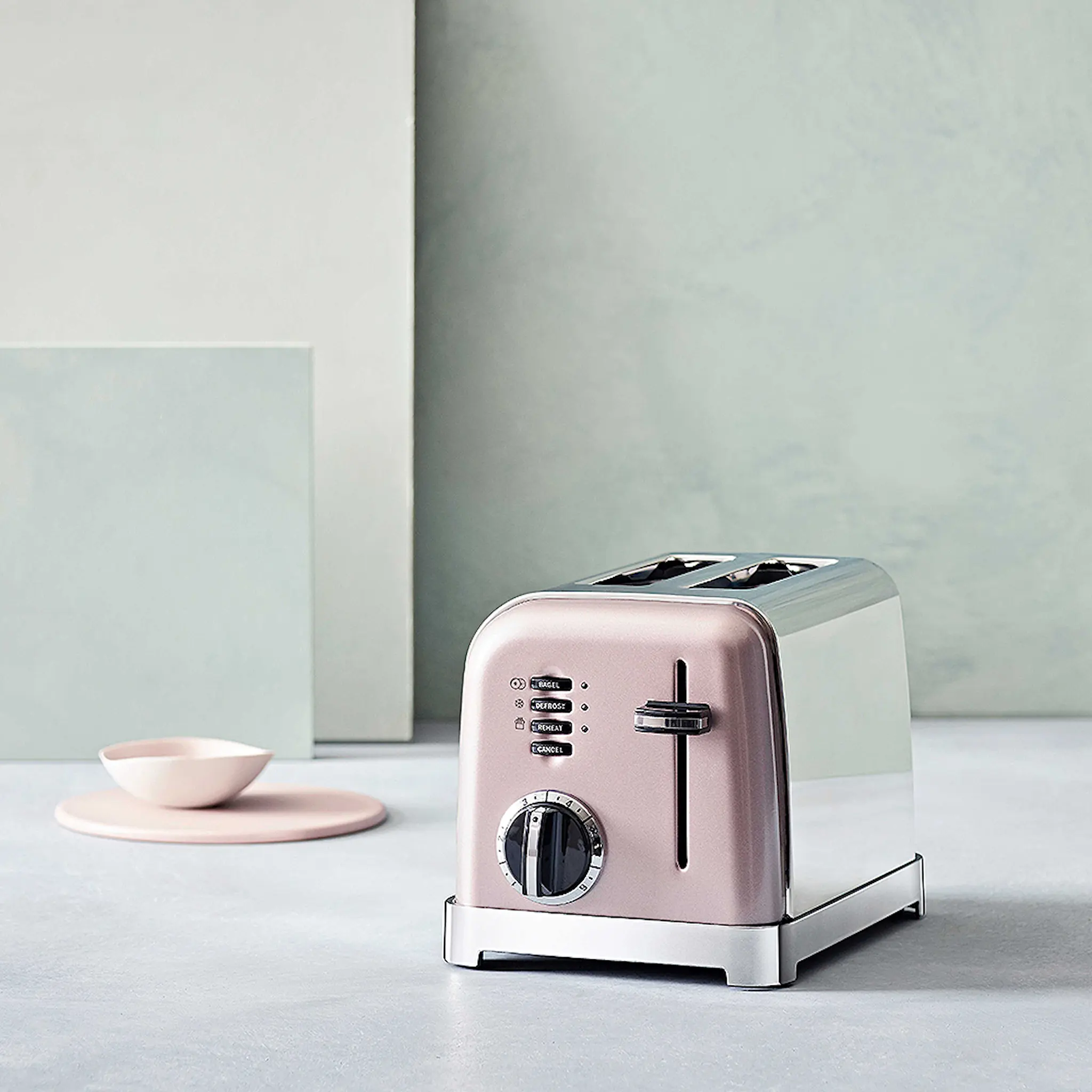 Cuisinart Style Brödrost 2 skivor Puderrosa
