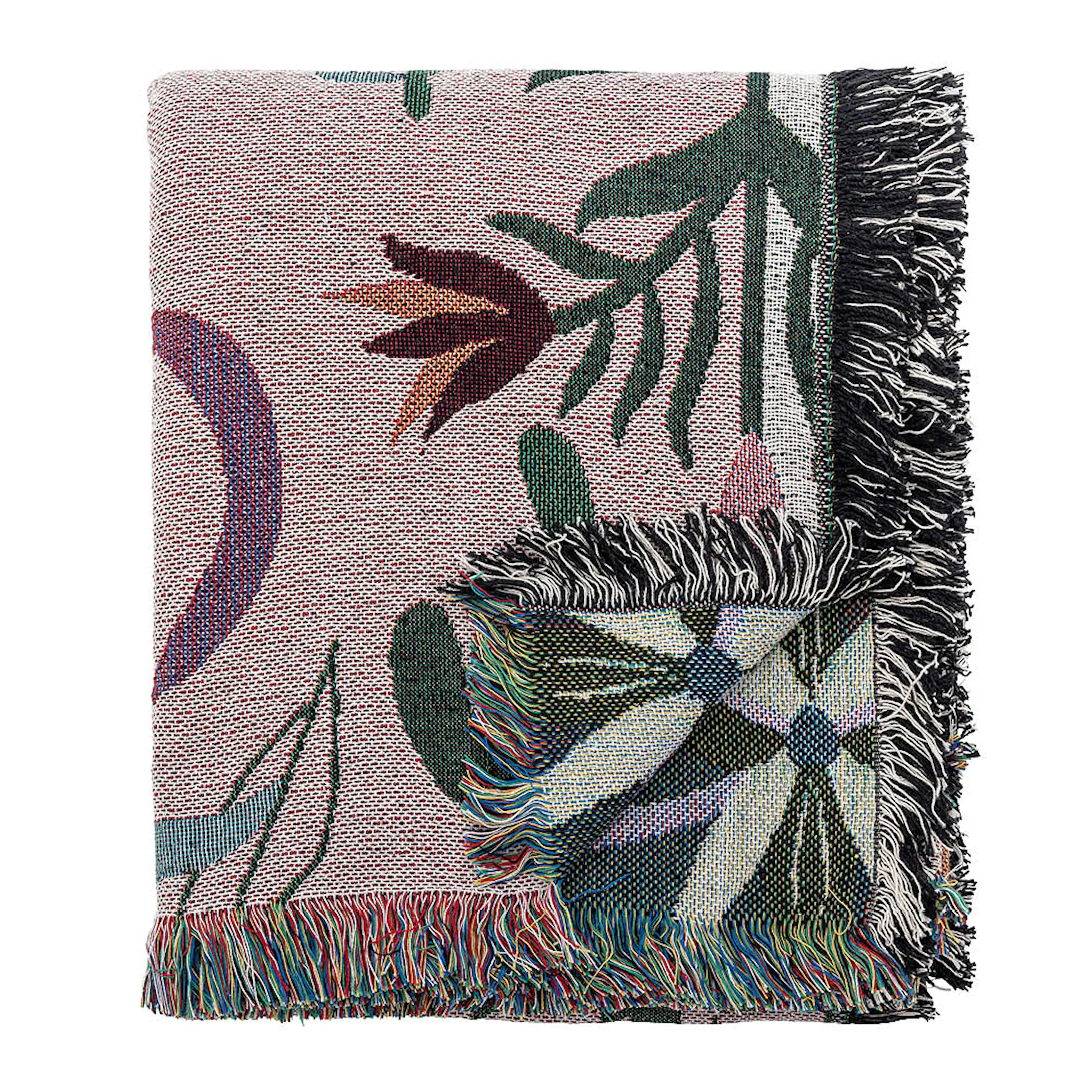 Creative Collection Yash pläd 160x130 cm flerfärgad
