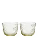 Sysky glas 20 cl 2-pack gul
