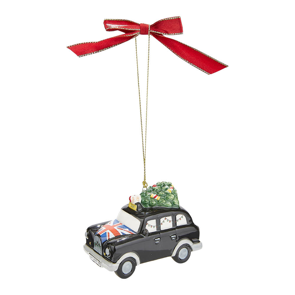 Spode Christmas Tree juletrepynt taxi
