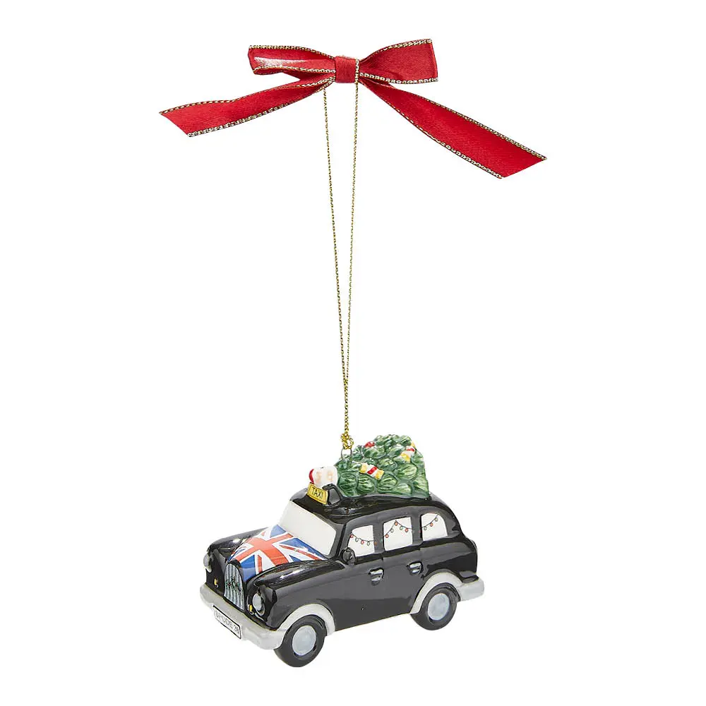 Christmas Tree Joulukuusenkoriste taksi