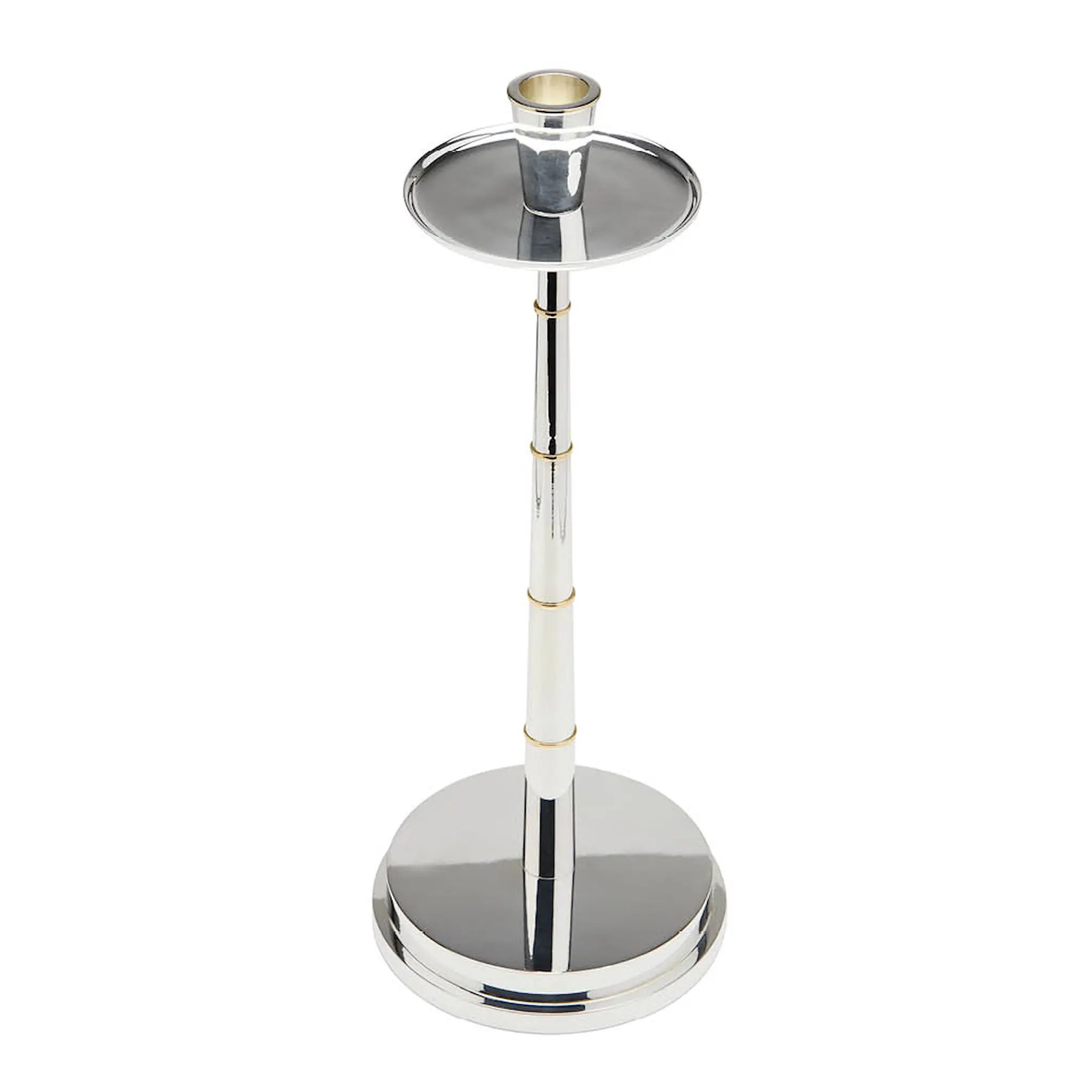Skultuna Graceful ljusstake 33 cm försilvrad mässing