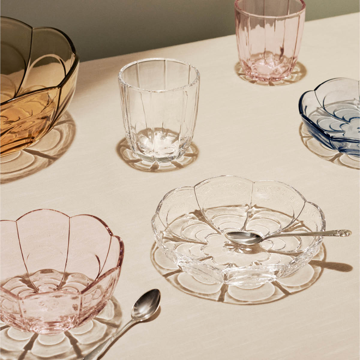 Holmegaard Lily Skål 13 cm 2-pack Cherry Blossom