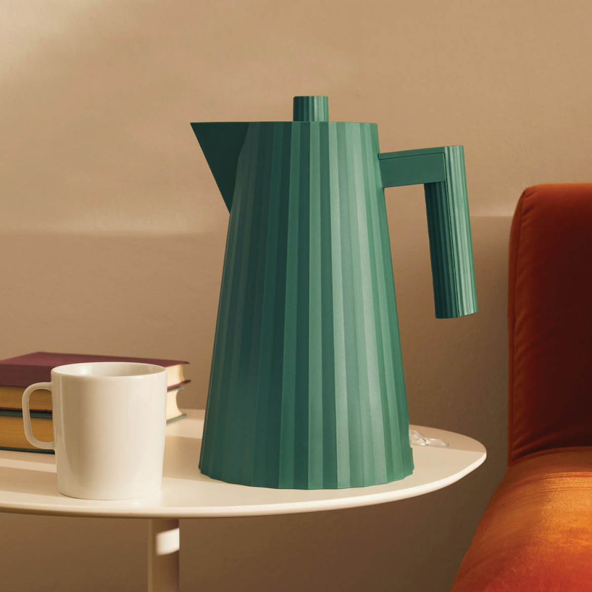 Alessi Plissé Vedenkeitin 1,7 L 2400W Vihreä