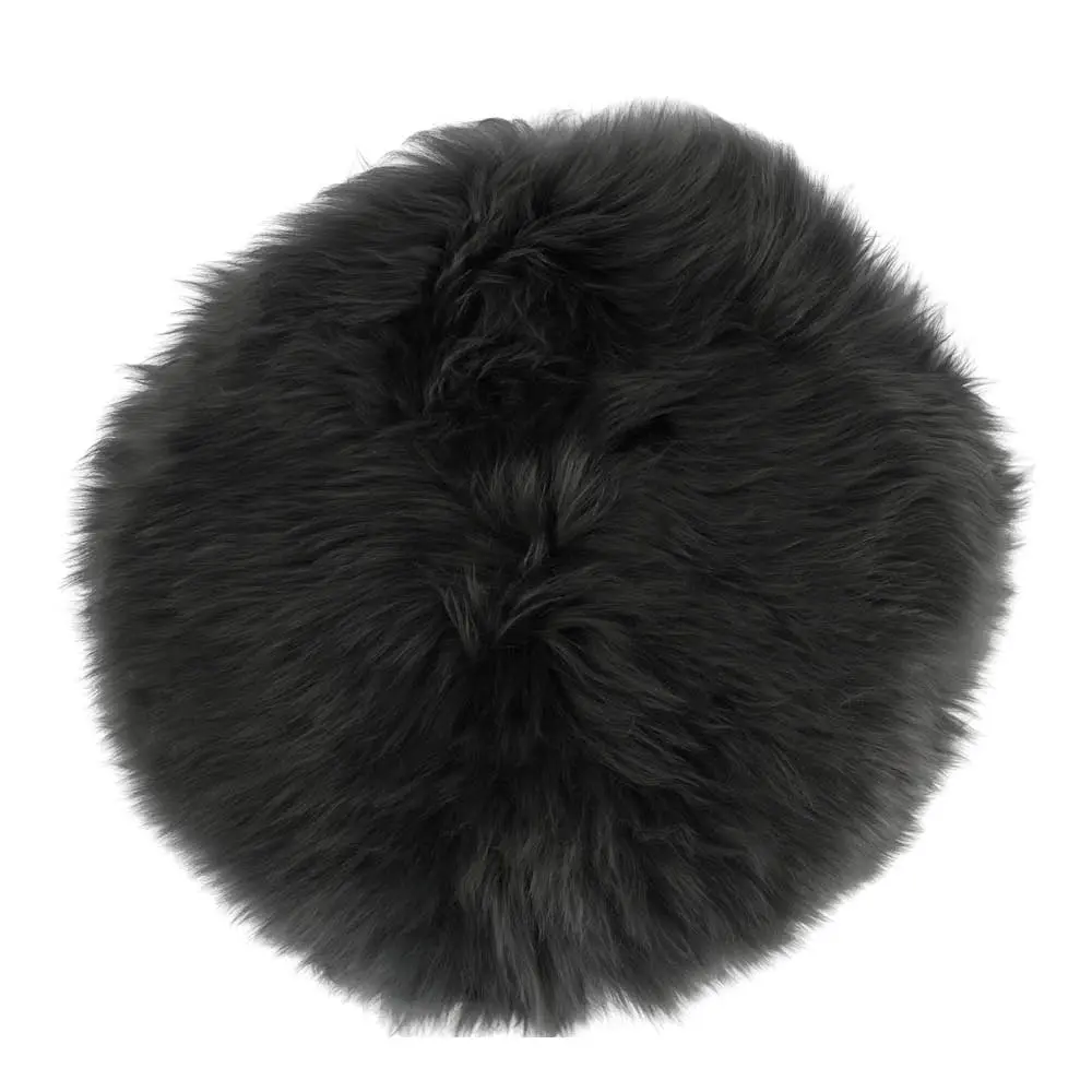 Sitteunderlag new zealand saueskinn lang ull 34 cm steel