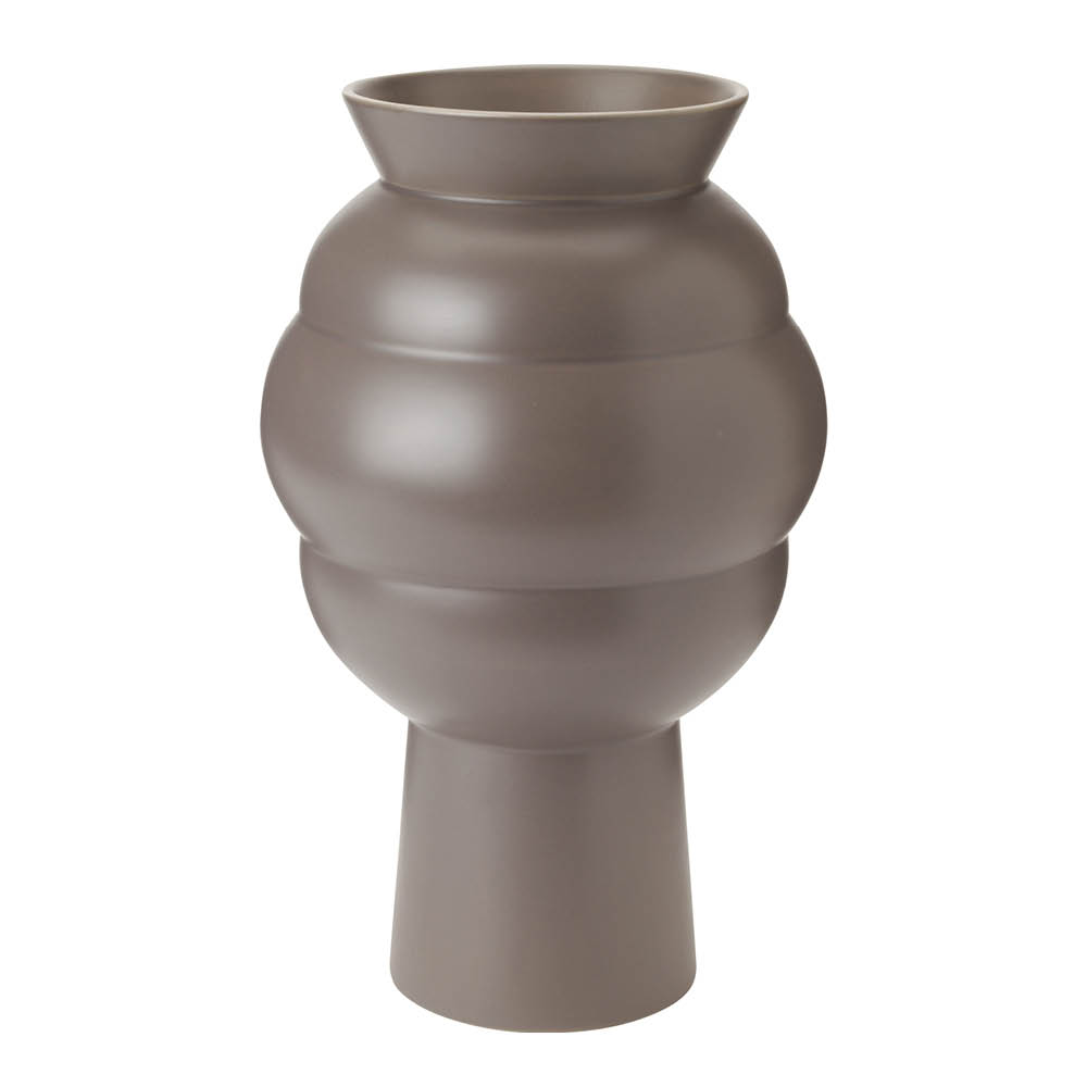 Knabstrup Keramik Tortus Archie vase No4 37 cm dark grey
