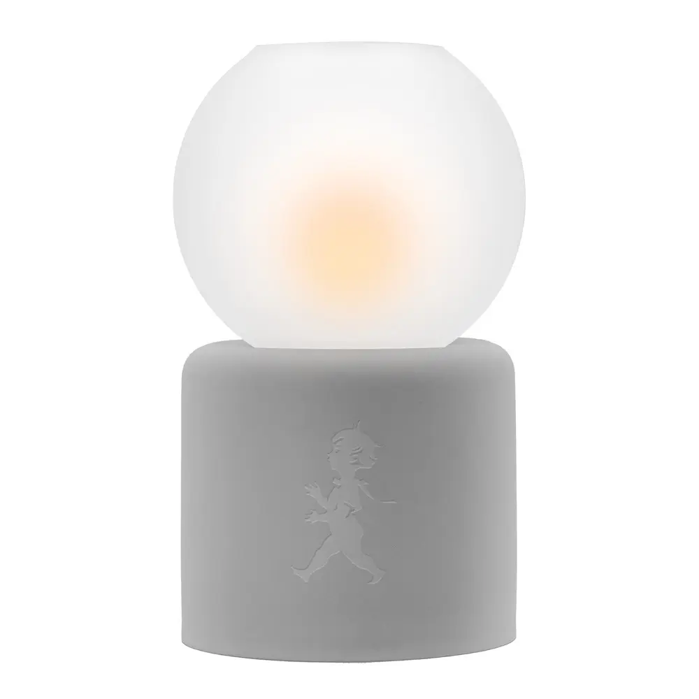 Globe Kynttilälyhty 17 cm Vaaleanharmaa