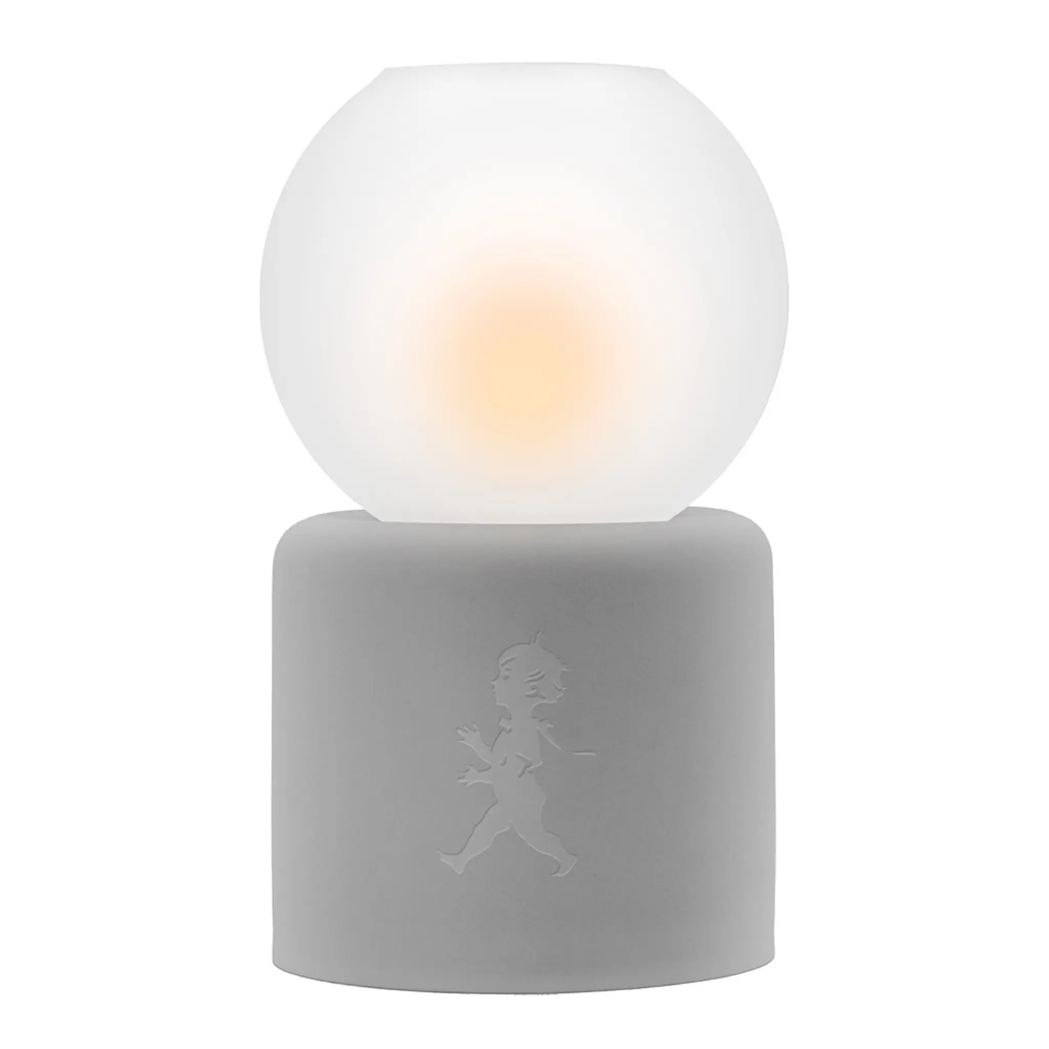 SOLSTICKAN Globe värmeljuslykta 17 cm ljusgrå