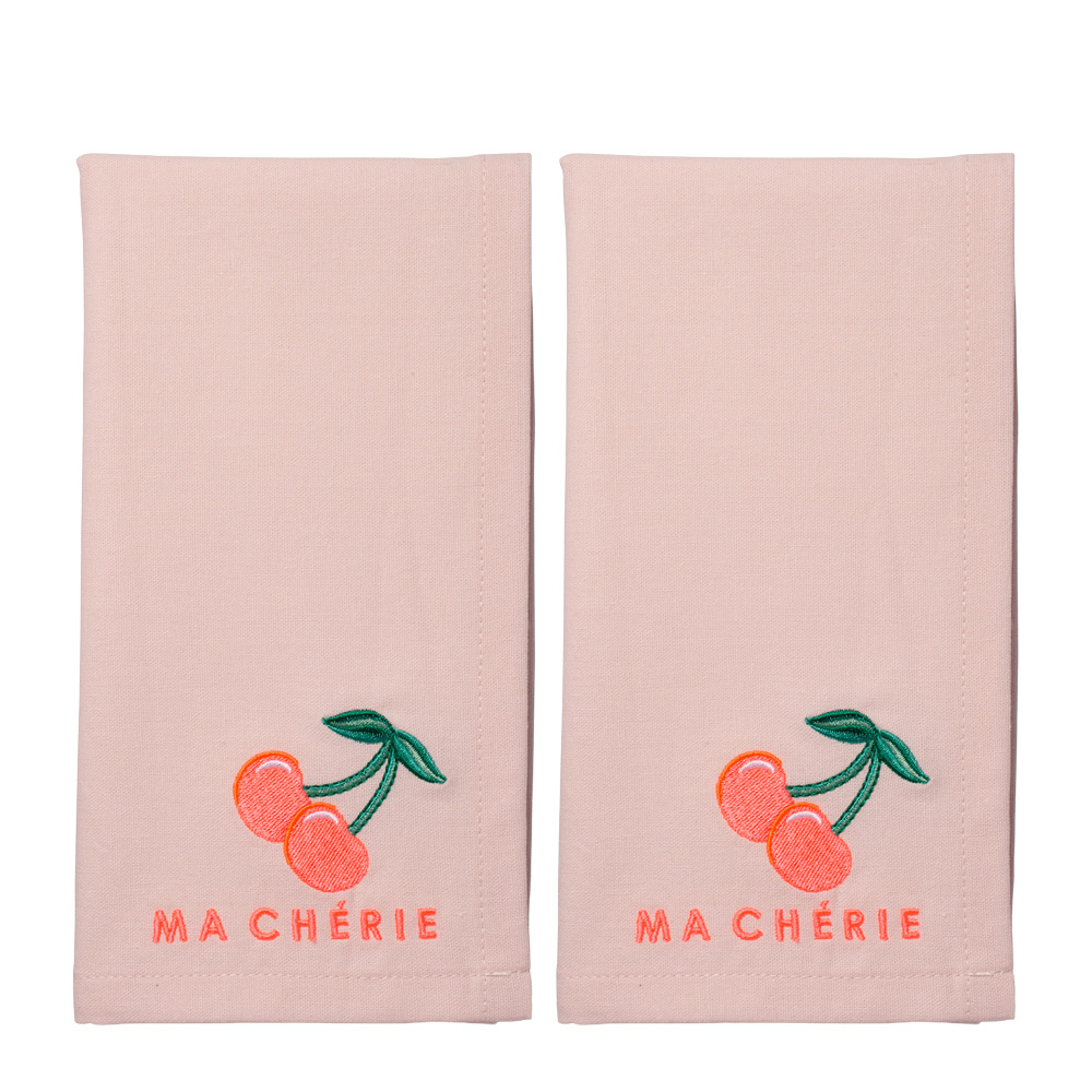 Vondels - Summer Party Servetti Ma cherie 45 cm 2 kpl Soft Pink