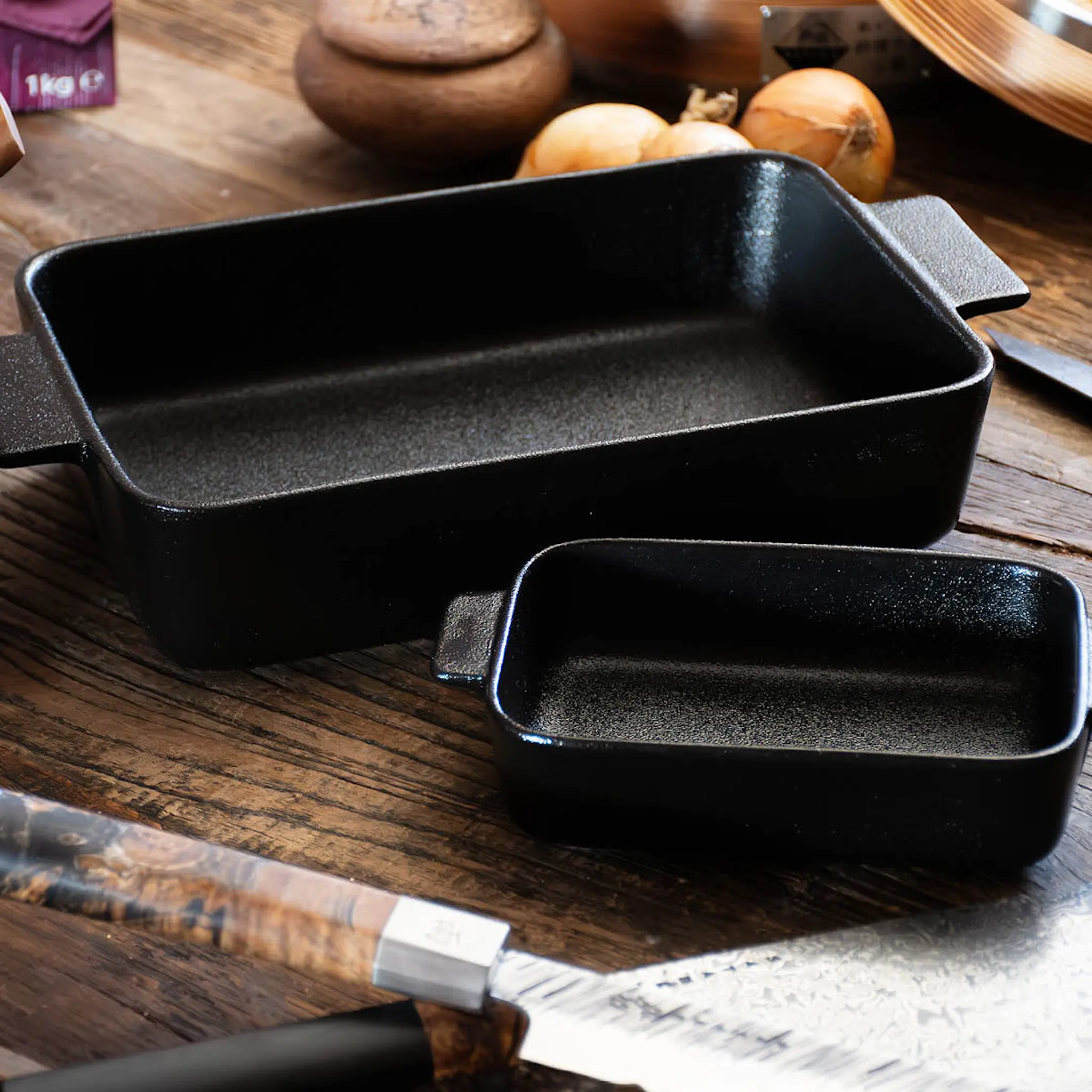 Satake Uunivuoka 19x11 cm 2 kpl Musta