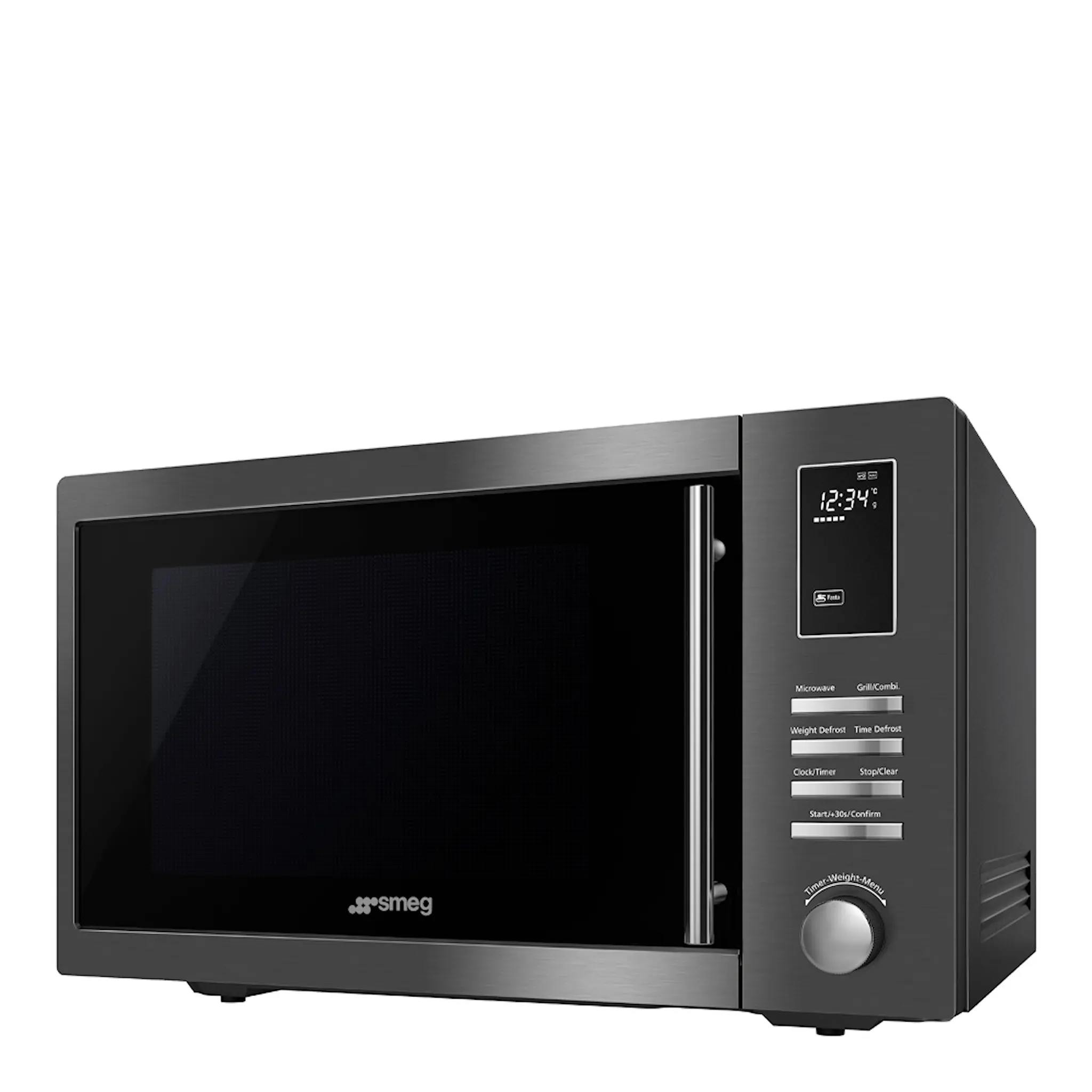 Smeg Smeg Mikrovågsugn MOE25B Svart/Rostfritt Stål