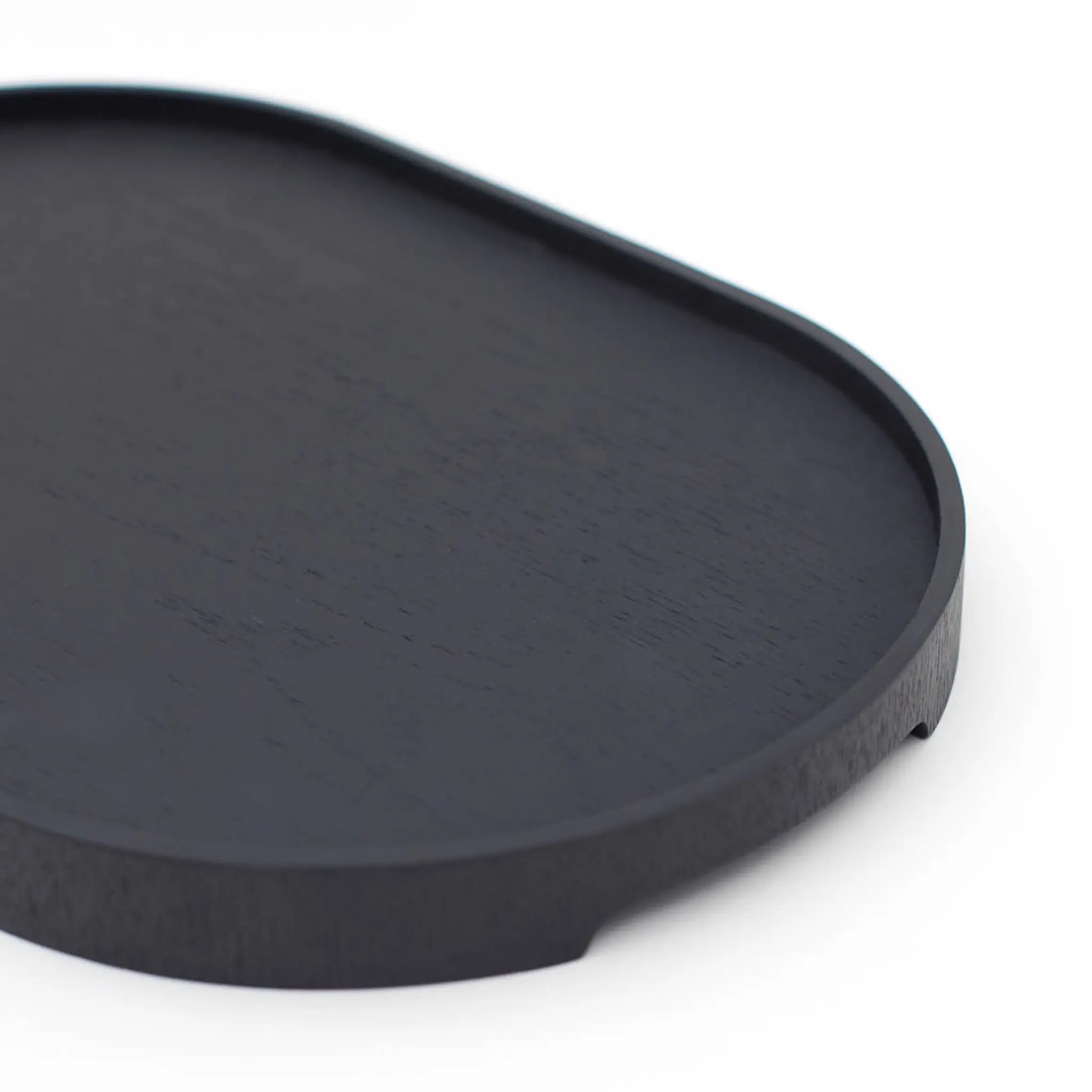 Bosign CurveLine serveringsbricka anti-slip 39x26 cm svart