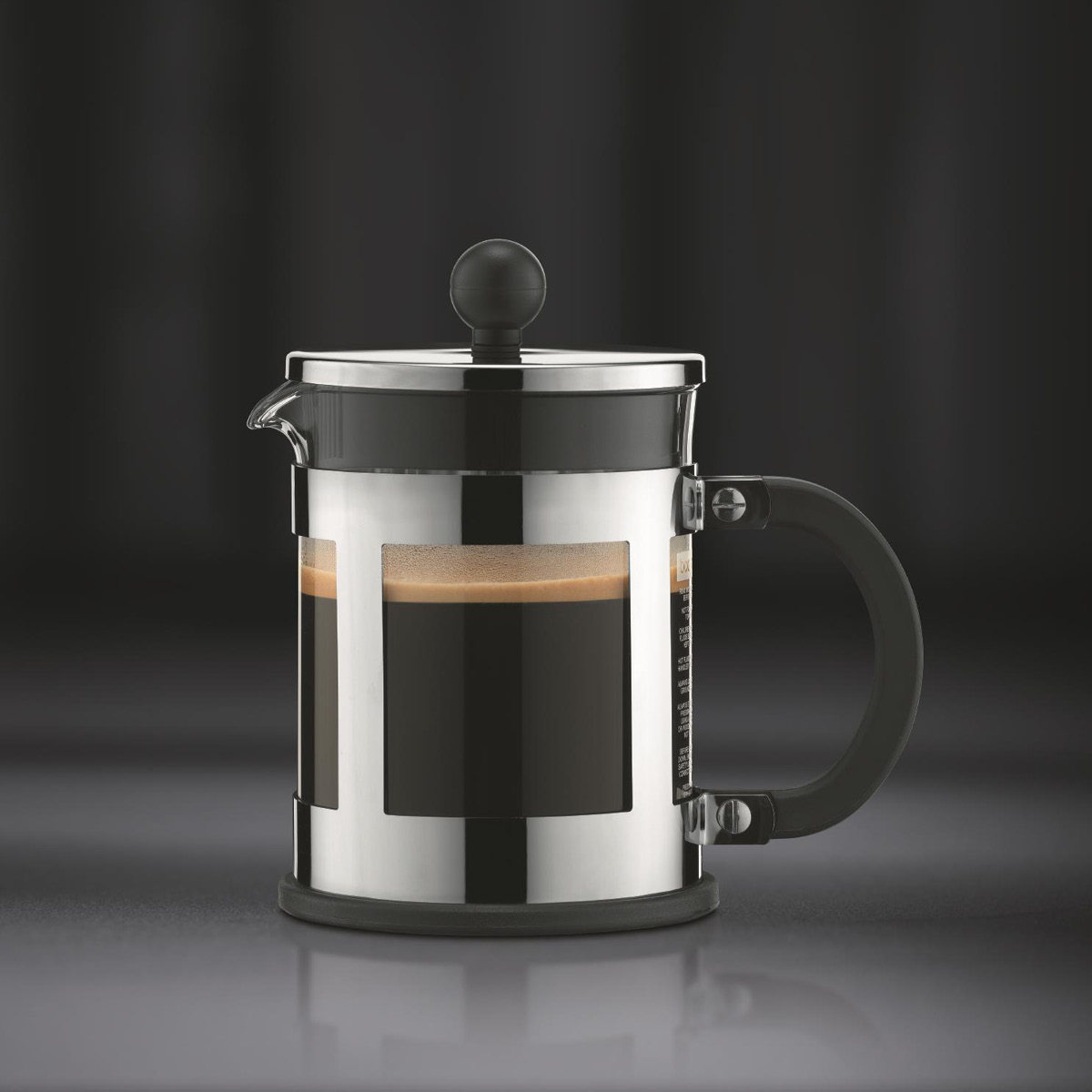 Bodum Kenya presskanne 50 cl 4 kopper krom