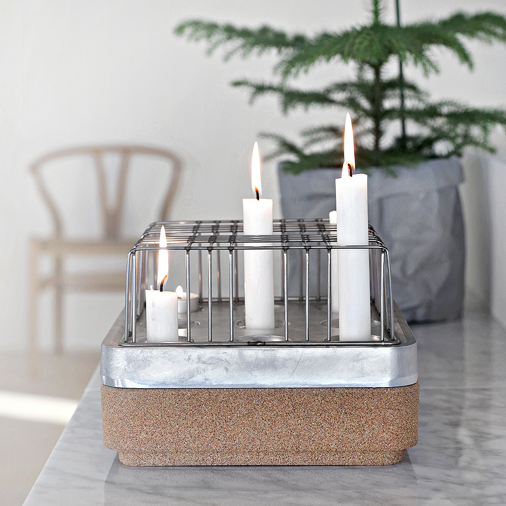 Born in Sweden Stumpastaken Small Kynttilänjalka Kiillotettu alumiini