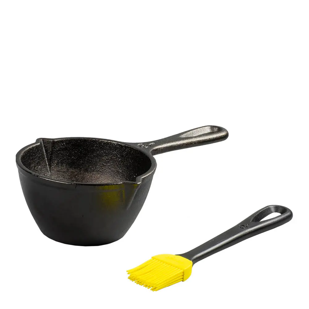 Kastikekattila silikonisudilla 24x14 cm Valurauta