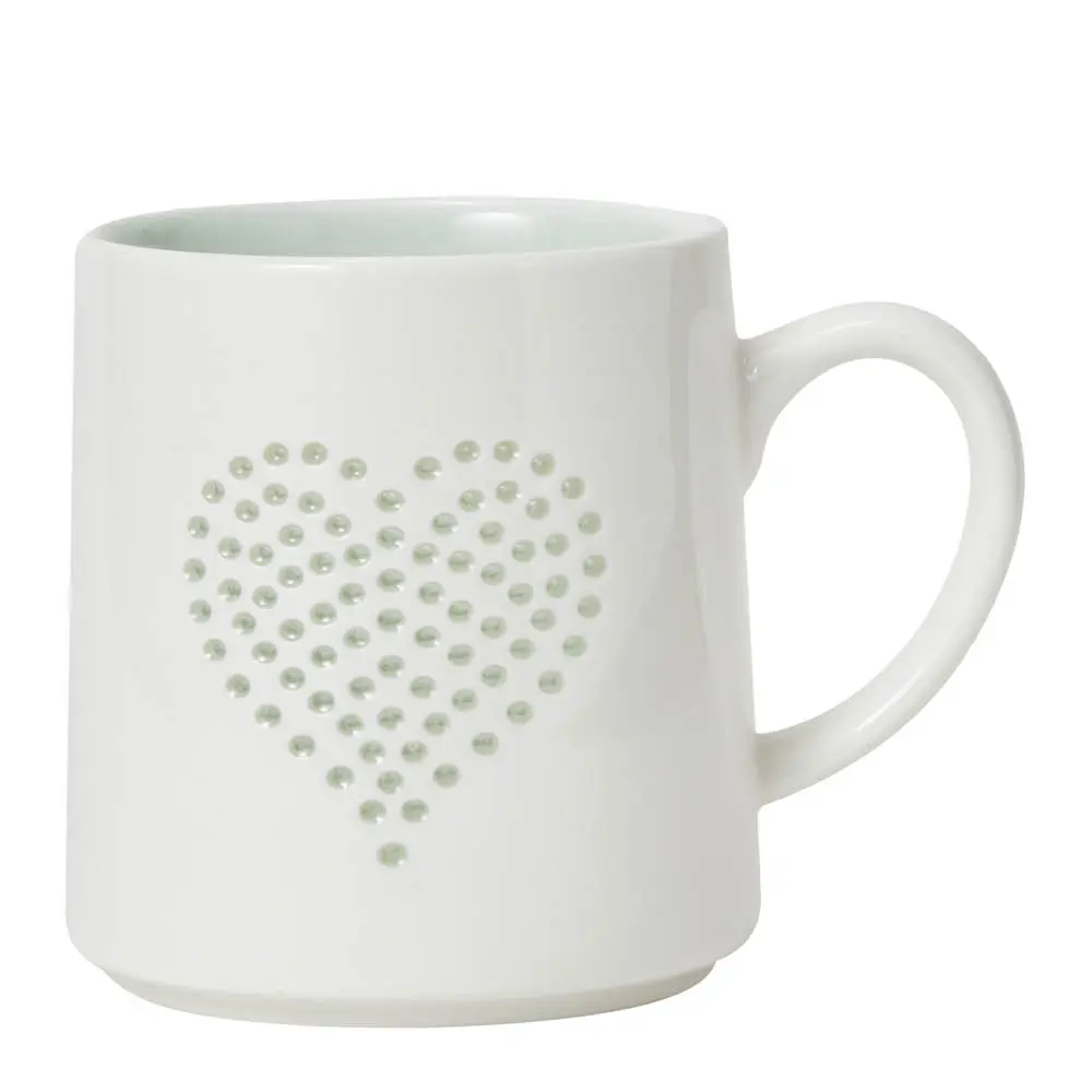 Flora Kuppi 40 cl Valkoinen/Vihreä