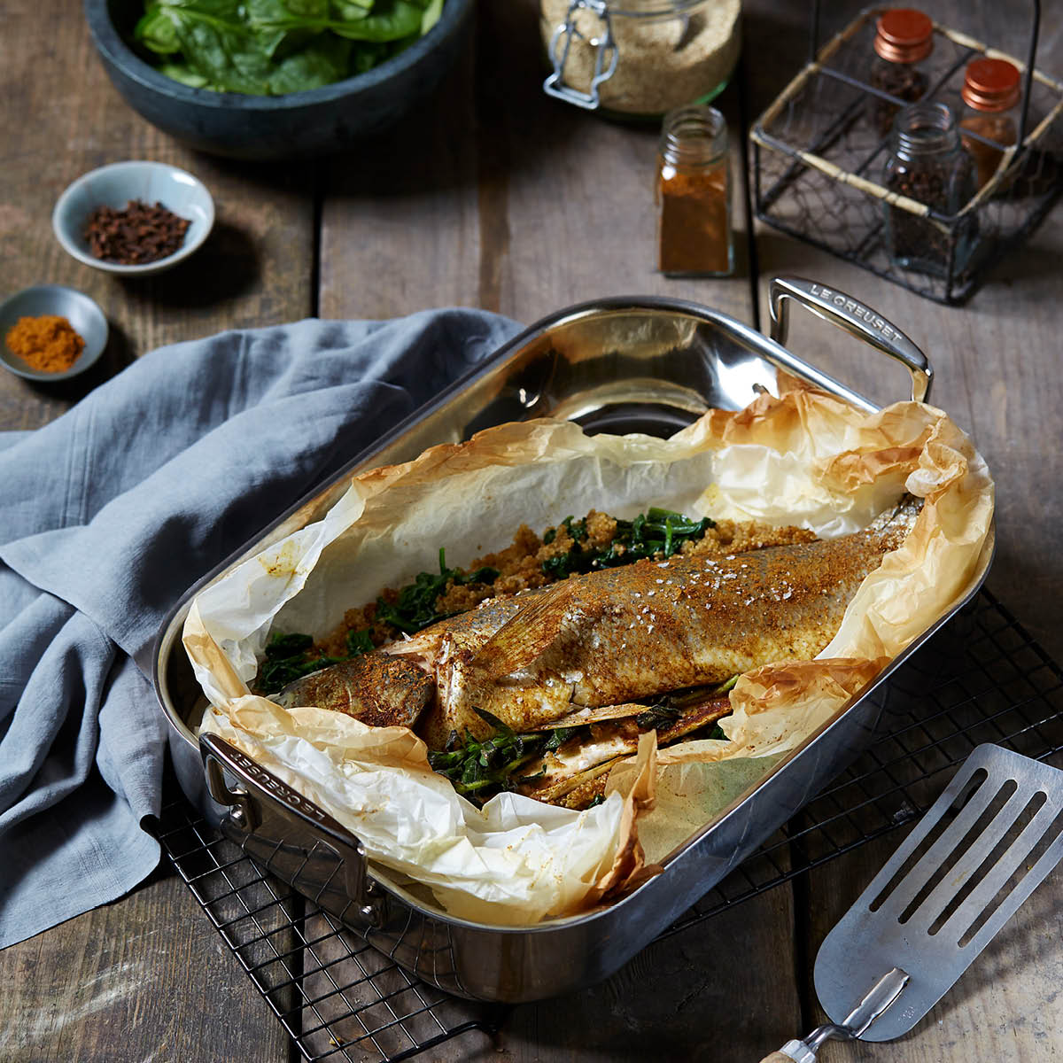 Le Creuset 3-Ply ovnsform 25x35 cm