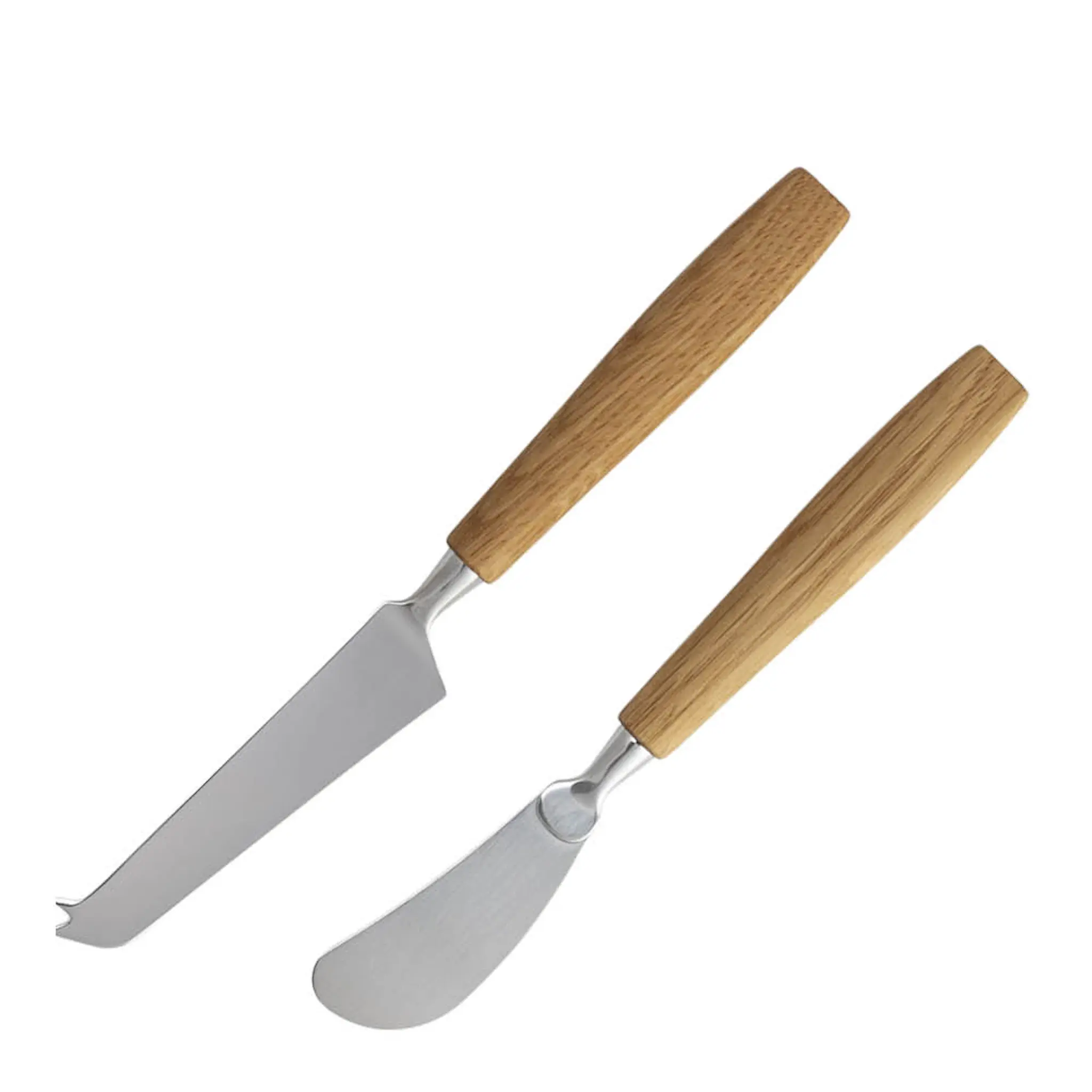 Bjørklund Träskaft knivset ost- och smörkniv 2-pack ek