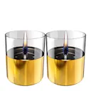 Lilly bordslykta 10 cm 2-pack guld