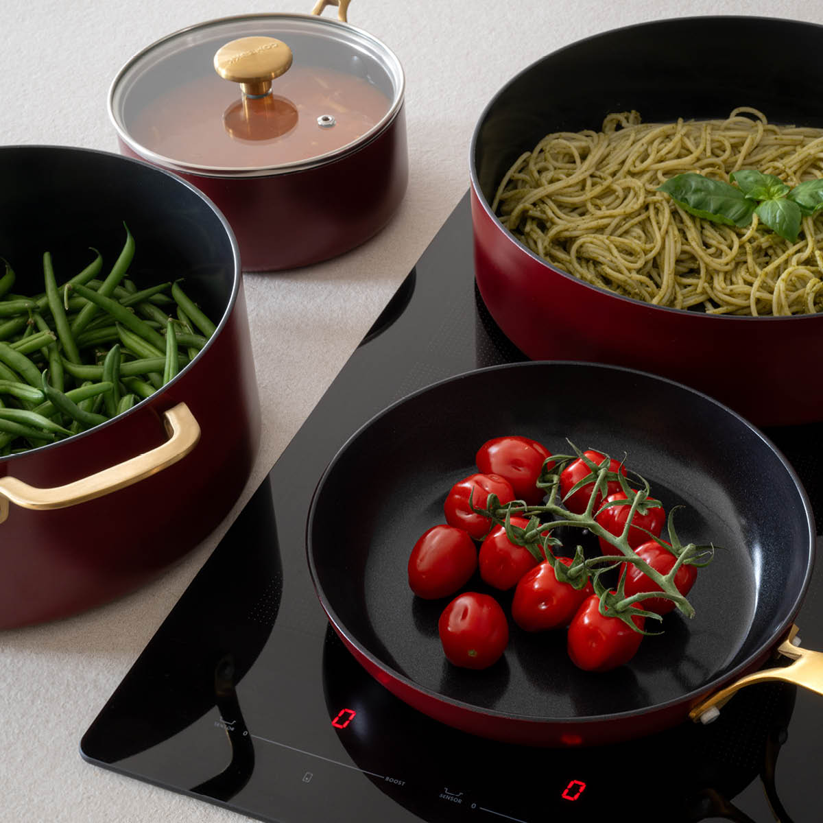 Combekk Element grytset 10 delar bordeaux