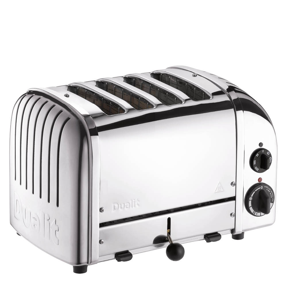 Dualit Classic Brödrost 4 skivor Rostfri
