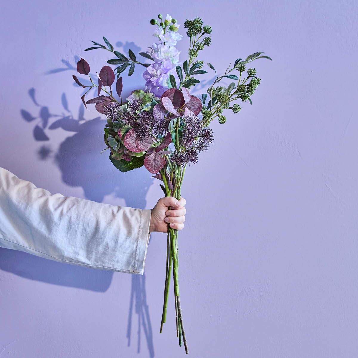 House Doctor Calm Purple Tekokukka 25x38 cm