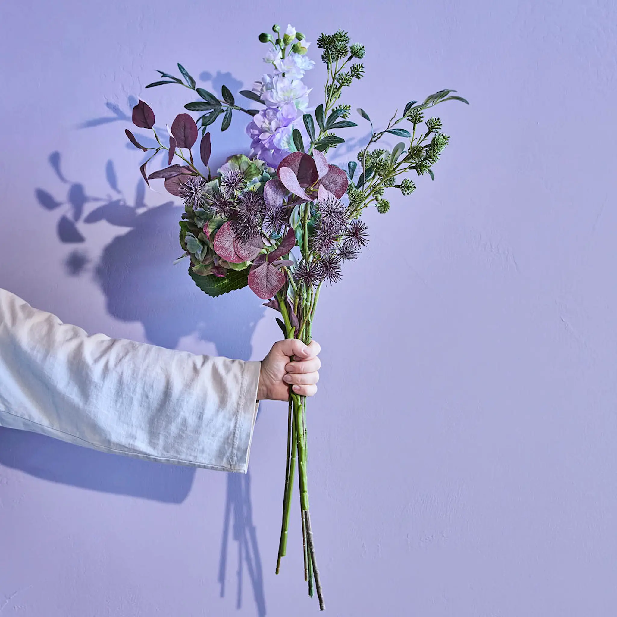 House Doctor Calm Purple Tekokukka 25x38 cm