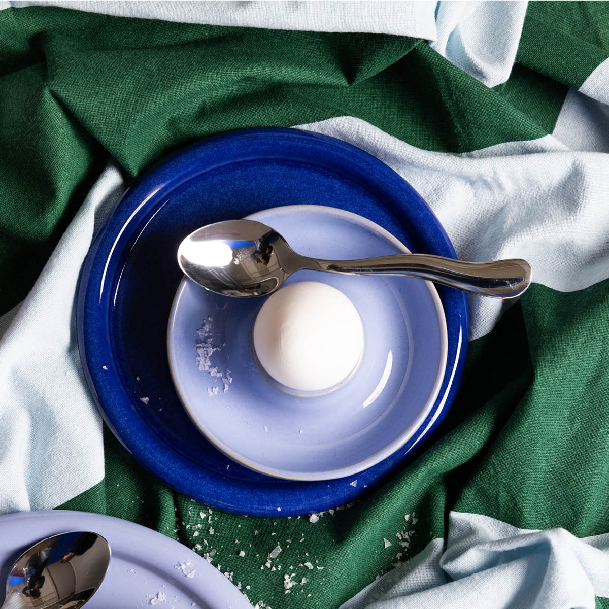 ByOn Porto eggekopp 12x2,5 cm lys blå