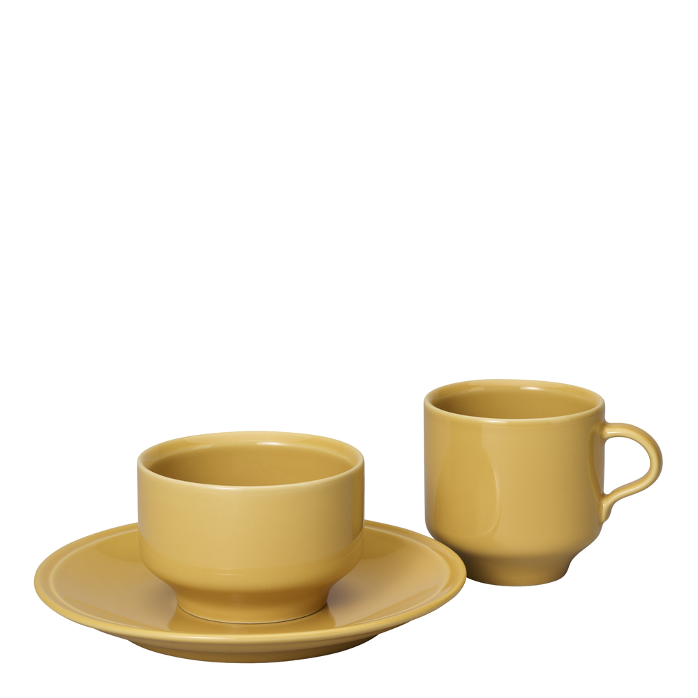 Rörstrand Höganäs Keramik krus 30 cl oker