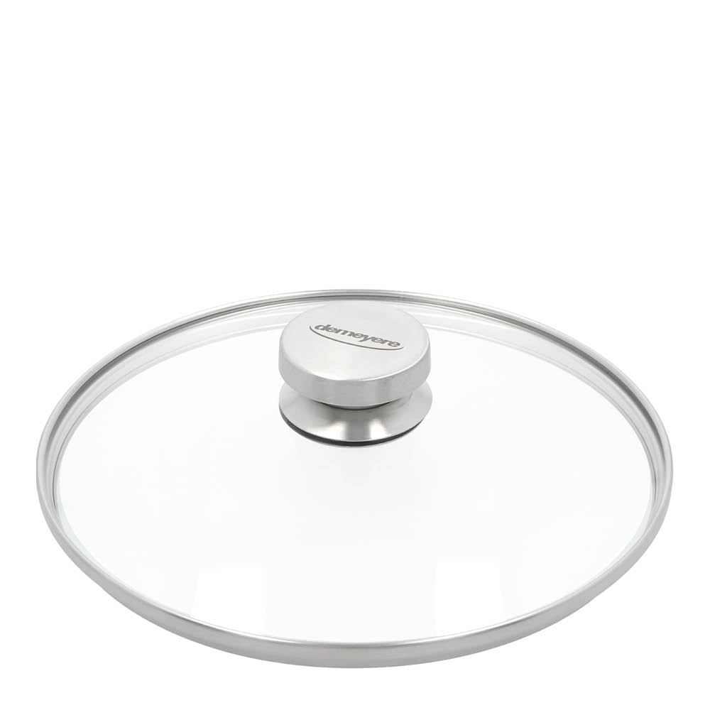 Demeyere Specialties lokk 24 cm glass/rustfritt stål