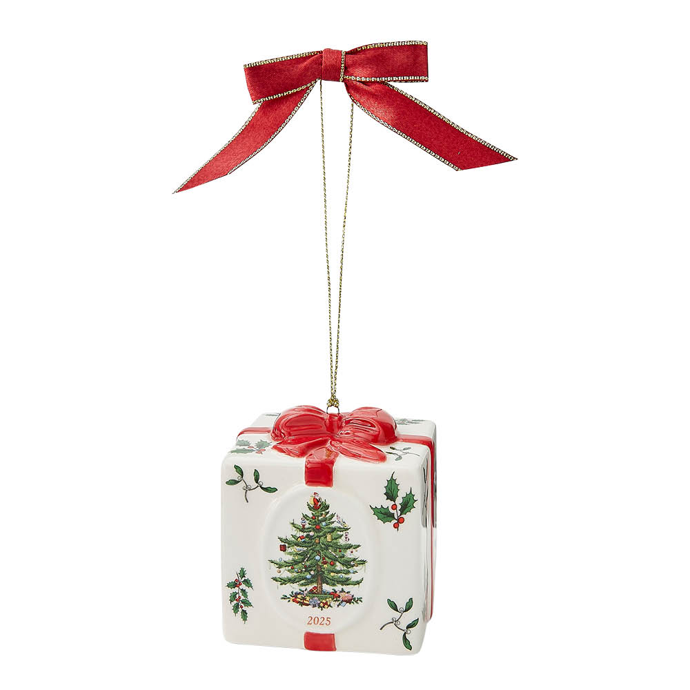 Spode - Christmas Tree Joulukuusenkoriste joululahja 6,9x6,5 cm