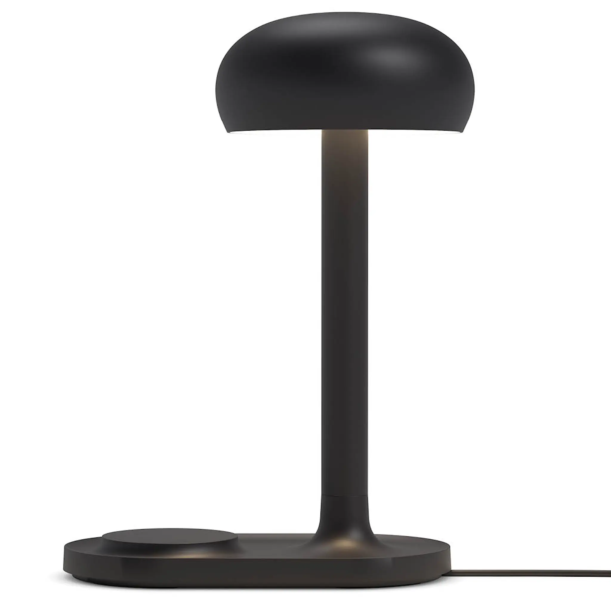 Eva Solo Emendo lampa med trådlös Qi-laddare 29 cm svart