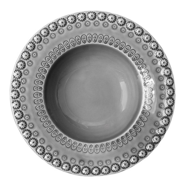 Daisy Sopptallrik 21 cm Soft Grey