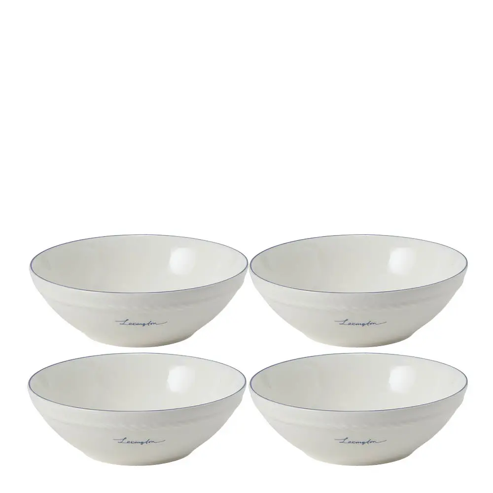 Icons Kulho 15,5 cm 4 kpl Valkoinen/Sininen