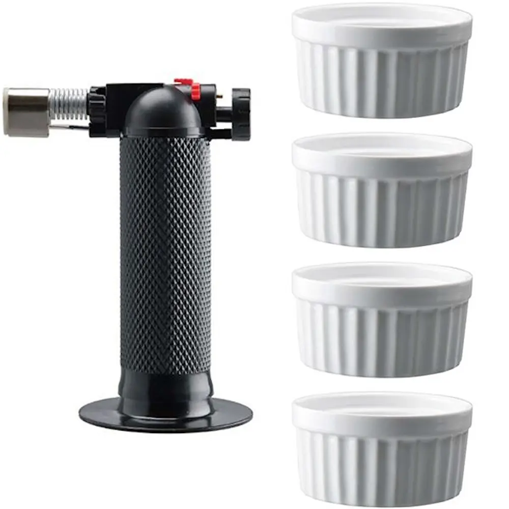 Fire Kaasupoltin ja 4 annosvuokaa