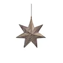 Ivy julstjärna 38x39 cm antik mässing