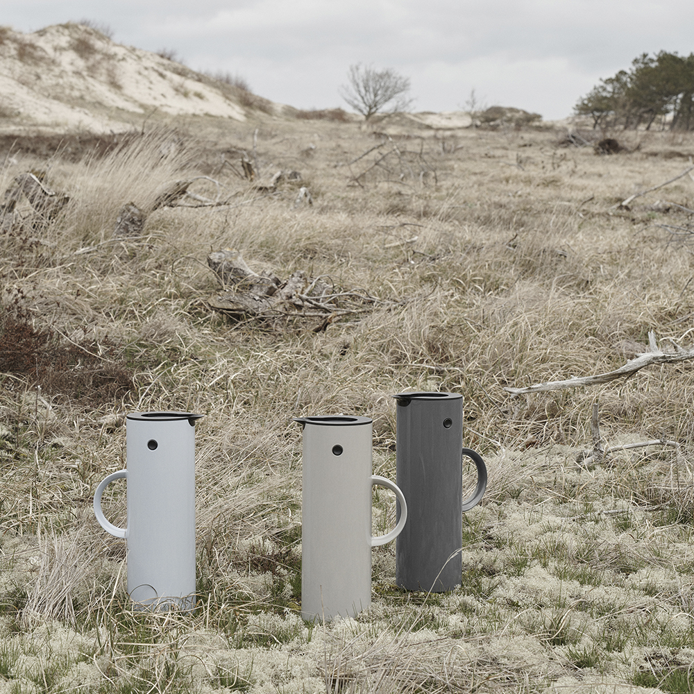 Stelton EM77 Termoskanna 1 L Mörkgrå