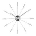 Plug Inn väggklocka 58 cm silver