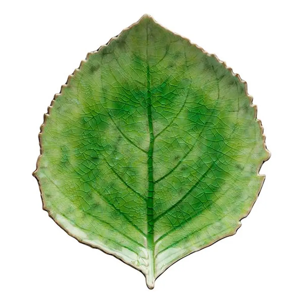 Riviera Lautanen hortensian lehti 22x19 cm Vihreä/Musta