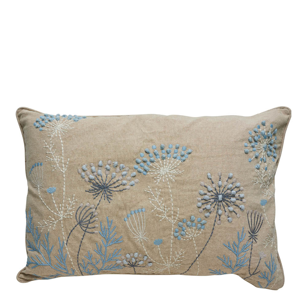 Lene Bjerre Visilia putetrekk 60x40 cm lin/blå