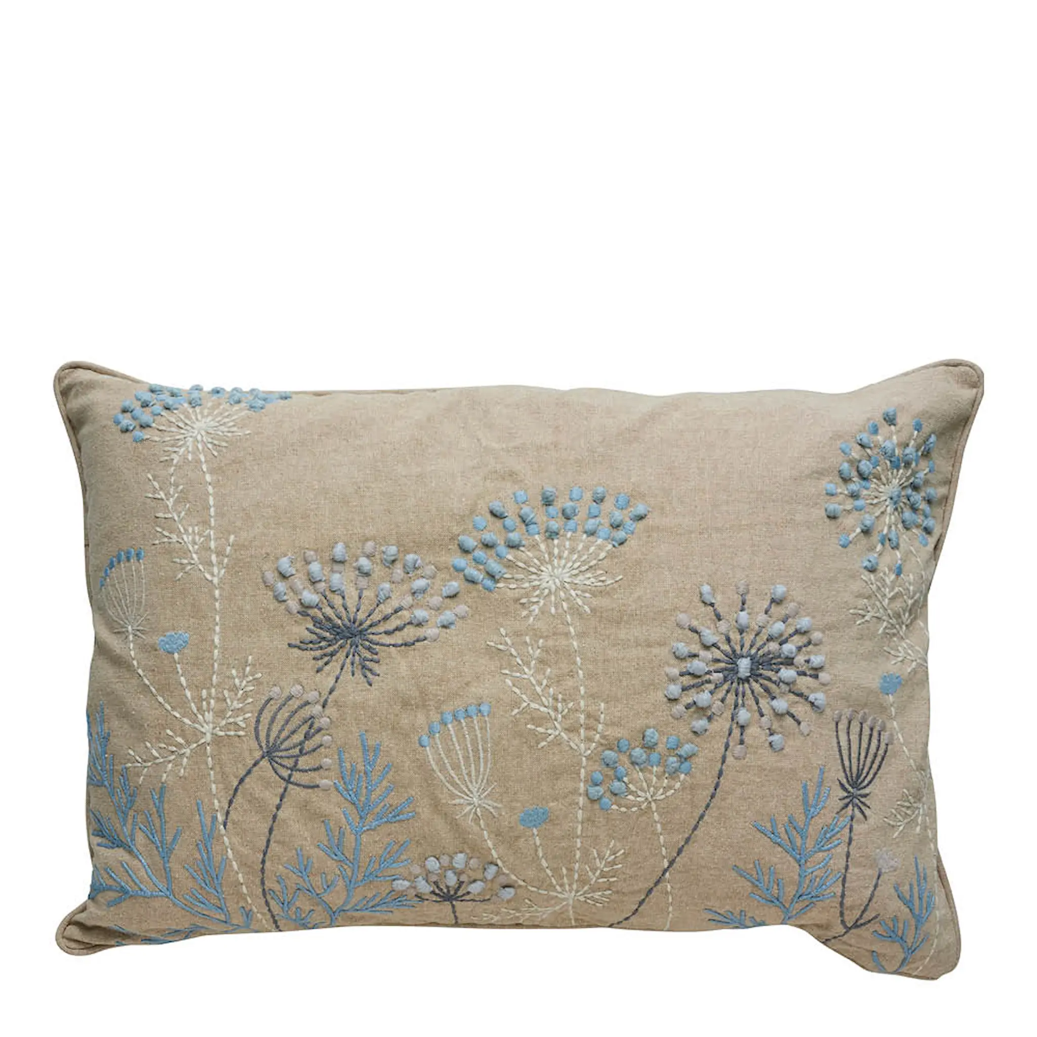 Lene Bjerre Visilia putetrekk 60x40 cm lin/blå