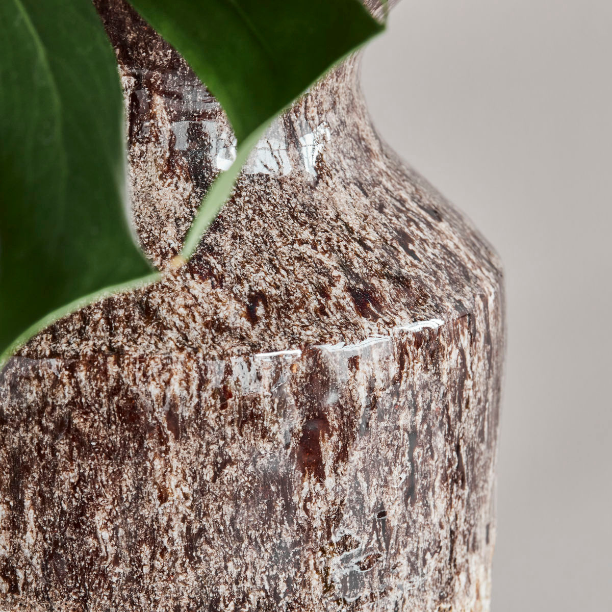 House Doctor Maya vas 40 cm antikbrun